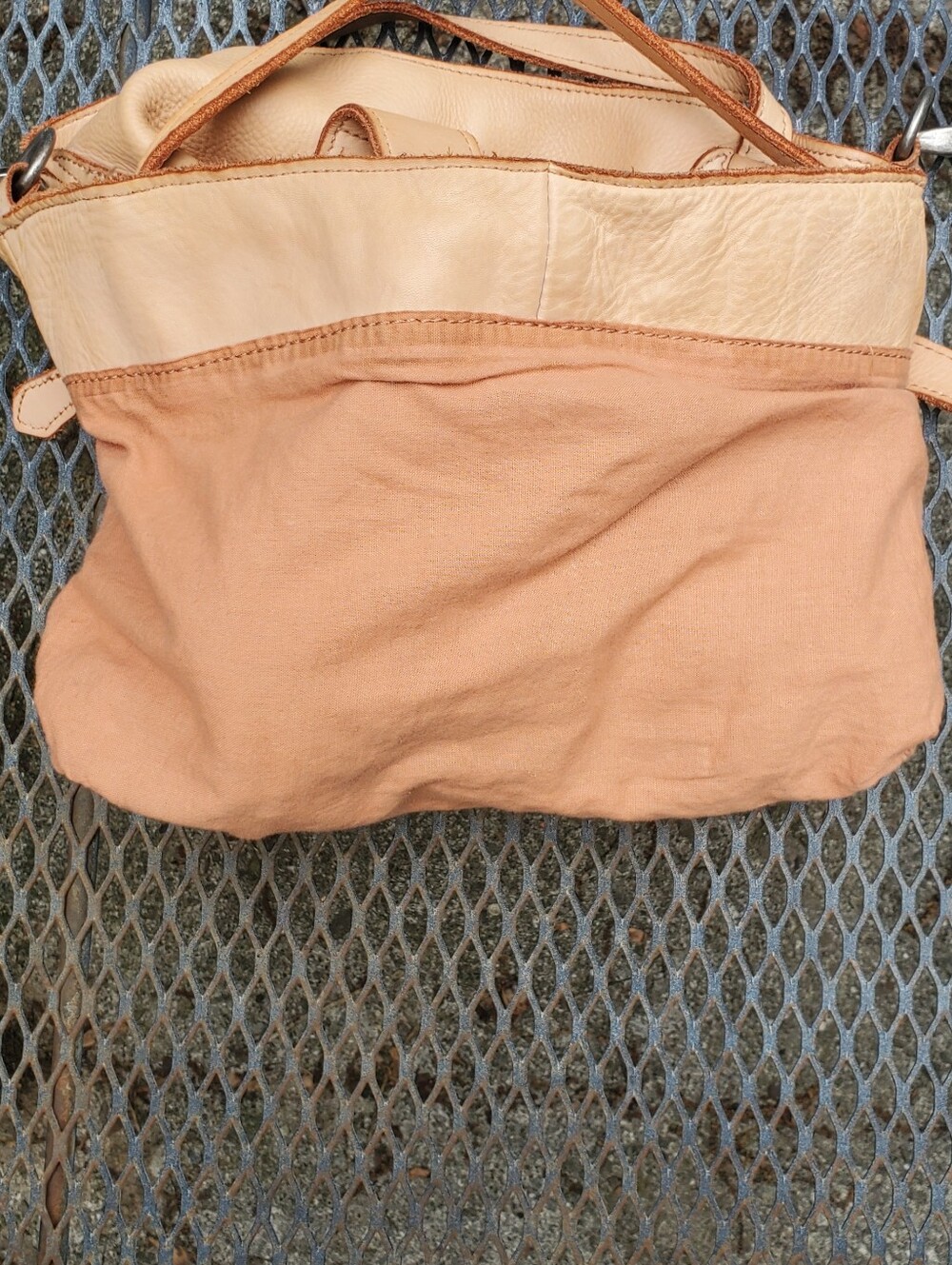 GIORGIA MILANI Genuine Leather Made in Italy Woven 4 Pocket Shoulder Bag EUC - Picture 14 of 14